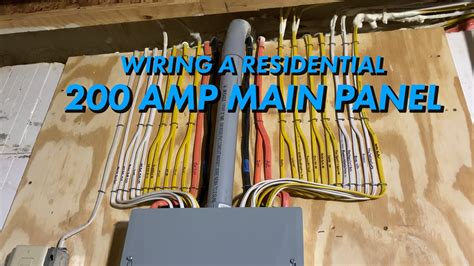 how to wire electrical box 200 amp|commercial 200 amp electrical panel.